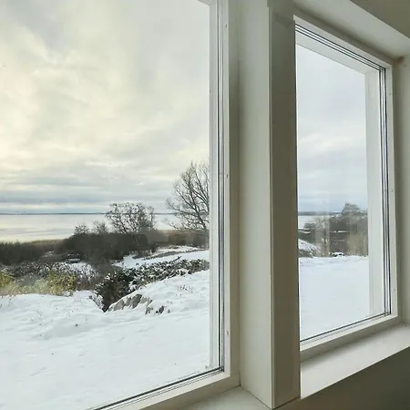 Ferienhaus Swedish Timber House Overlooking Arreso *